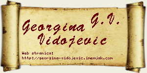 Georgina Vidojević vizit kartica